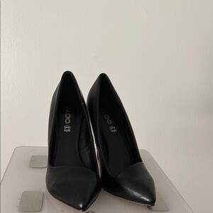 Aldo Black Stiletto Heels Classic Pumps